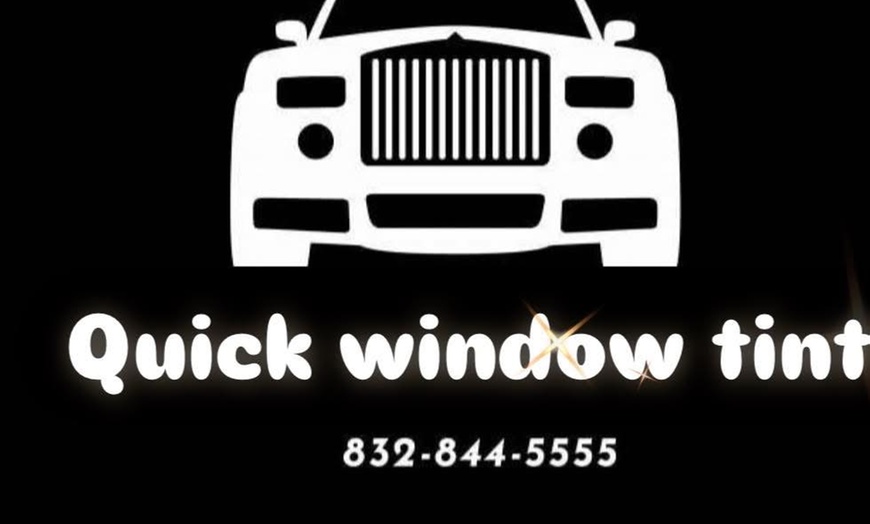 Image 1: Up to 33% Off on Automotive Window Tinting at Quick Window Tint