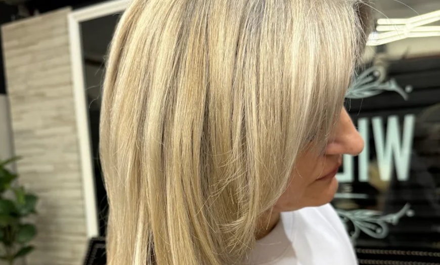 Image 5: Custom Hair Color, Highlights & Balayage with Cut, Condition & Blowdry