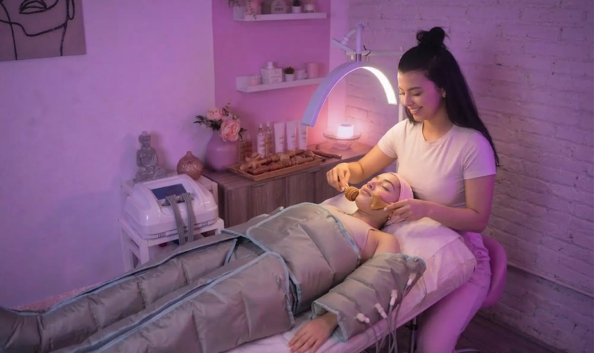 2, 3 o 4 sesiones de maderoterapia combinada con presoterapia