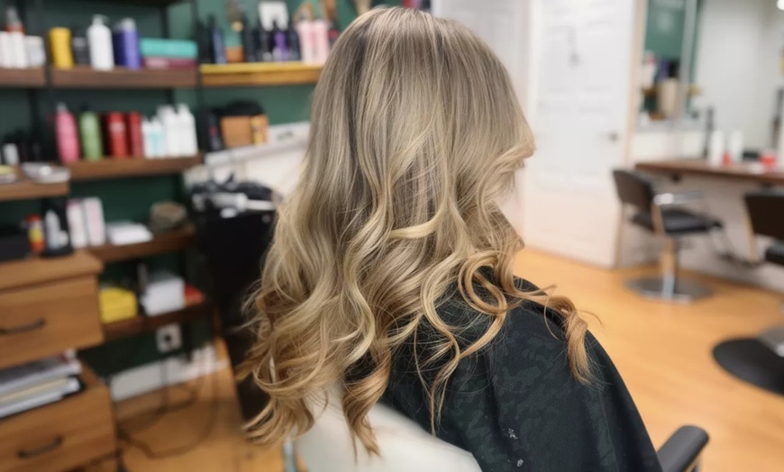 Image 5: Premium Hair Color, Highlights & Brazilian Blowout Styling Packages