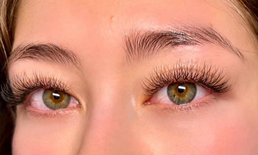 Image 5: Full Set Eyelash Extension with Brow Tint, Complimentary Aftercare Kit