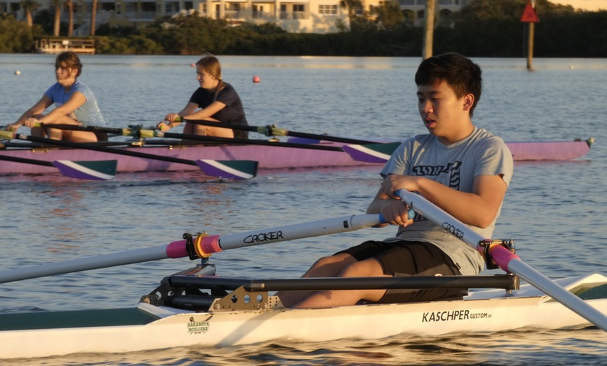 Image 2: Join Sarasota Scullers' Week-long Rowing Camp