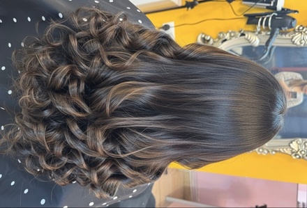 Haircut with Deep Conditioning, half head Highlights & Style - Lush&Blush city road  Cardiff