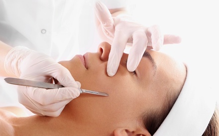 One Professional chemical peel facial with dermaplaning  +  LED light - Skin Therapy Esthetics