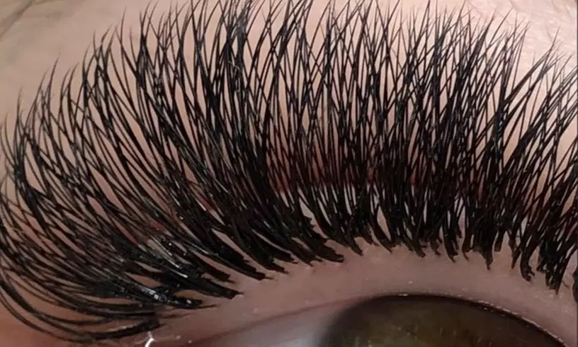 Full Set of Classic, Hybrid Eyelash Extensions w/ or w/o One Week Fill