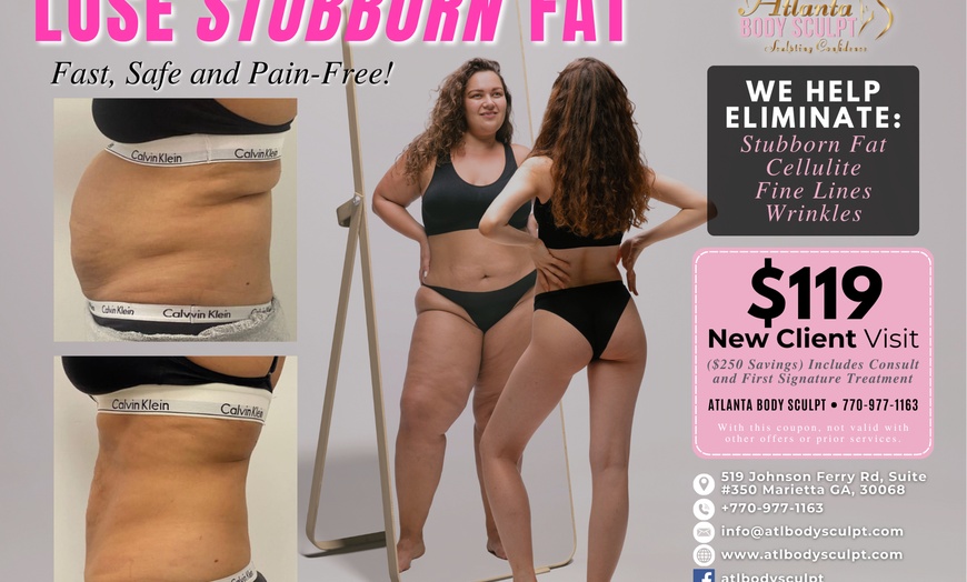 Image 1: Up to 79% Off on Lipo - Non-Invasive Laser-iLipo at Atlanta Body Sculpt