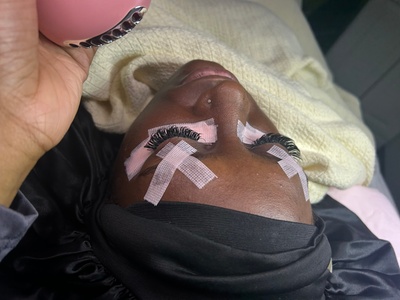 One Full Set of Classic Eyelash Extensions Model - The Beauty Harbor of 216