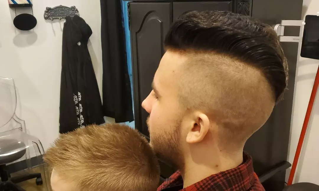 Explore Lethal Edge Barber Company's diverse haircut options for all ages with styles up to 34% off - Second Medium