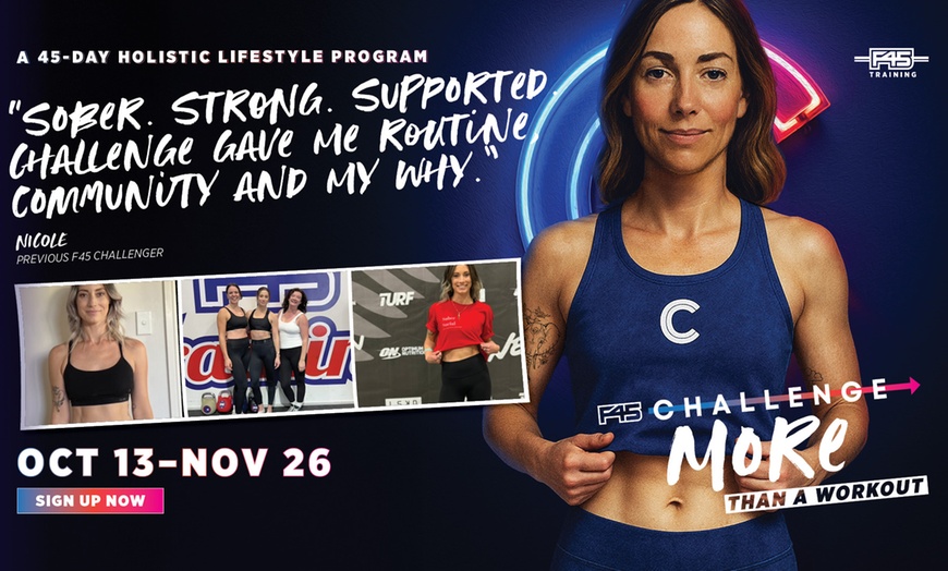 Image 7: Circuit Training at F45 w/ Certified Trainers & Regular Body Checks