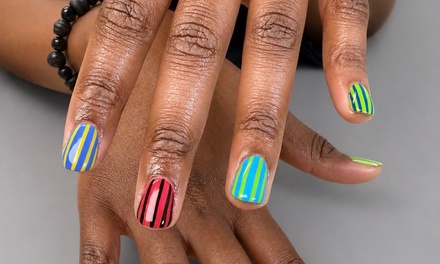 One Acrylic Long Full Set with Gel Polish - VeeVeeNailedIt