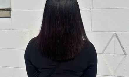 Silk Press Special with Deep Conditioning, Blowout & Style - Noir Luxe Hair Beauty