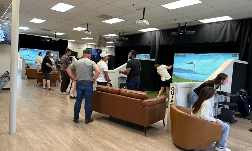 Image 2: Experience World-Famous Golf Courses at Valley Sims Indoor Simulators