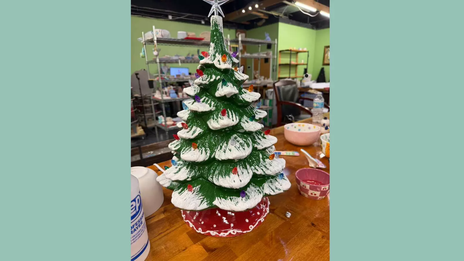 Craft and Paint Your Own Christmas Tree with Light Kit or Menorah