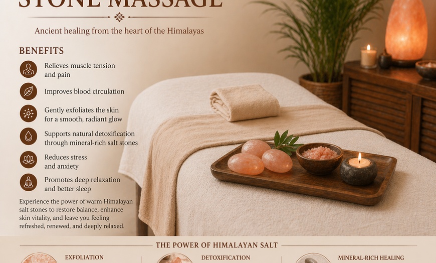 Image 2: Hot or Himalayan Stone Massage with Aromatherapy & Refreshments


