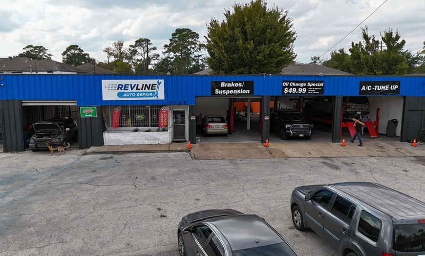 Image 1: Full Synthetic Oil Change with Brake Check or Tire Rotation