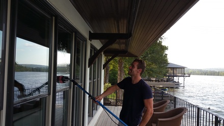 Exterior Window Cleaning for 10 Windows and standard screens - heart of Texas window cleaning