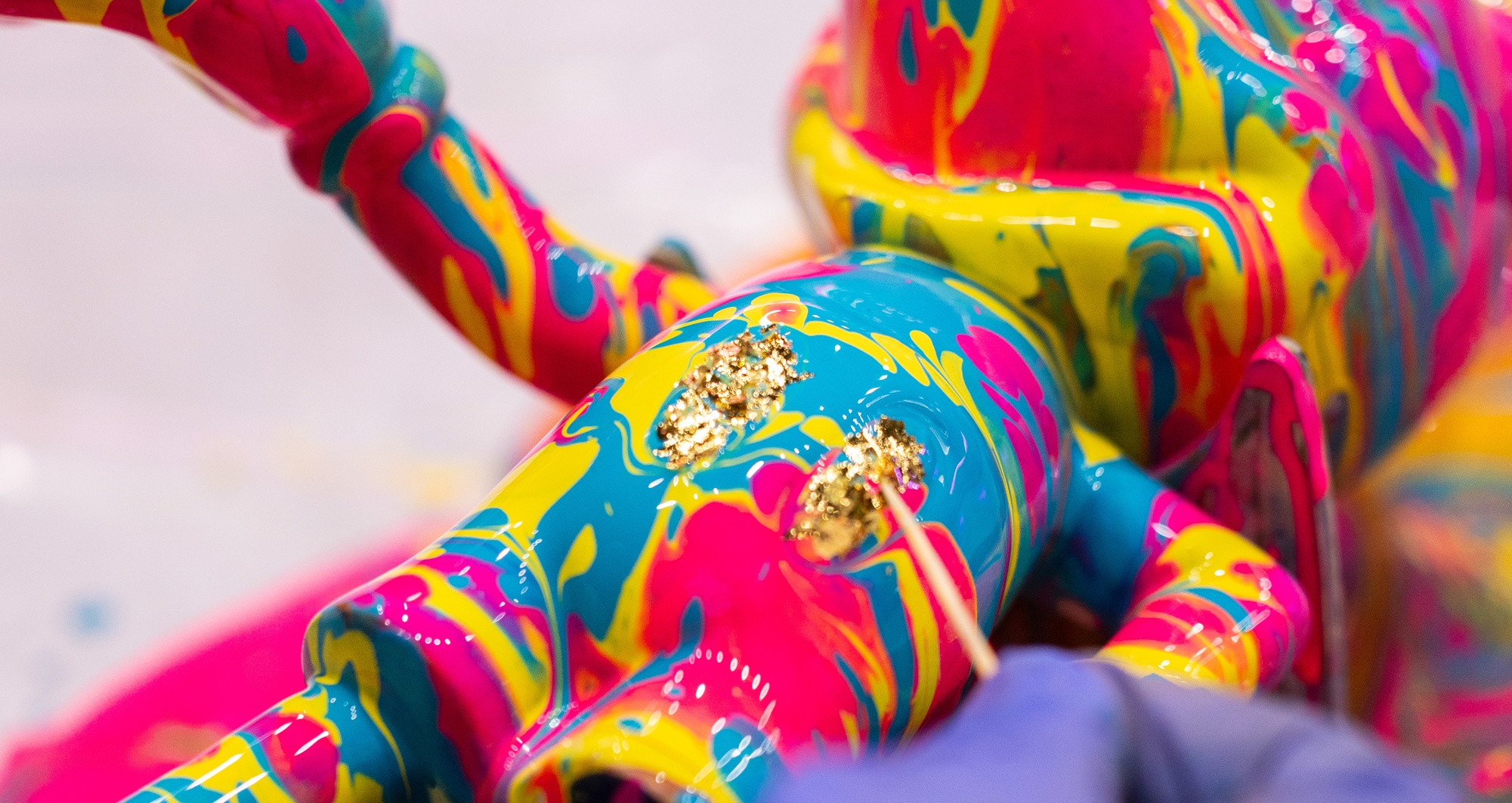 Create Your Own Unique Abstract Art in a Fun Party Setting