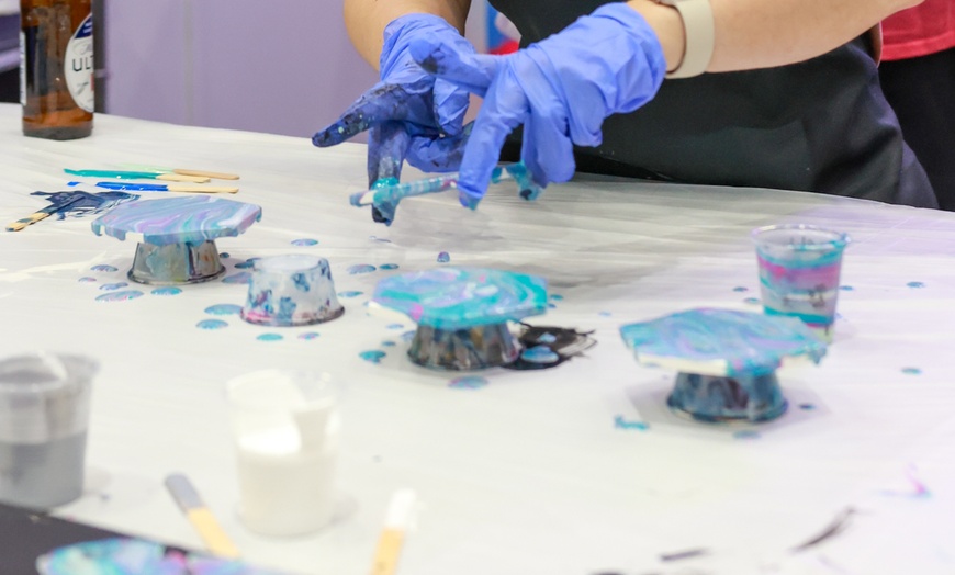 Image 6: Create Your Own Unique Abstract Art in a Fun Party Setting
