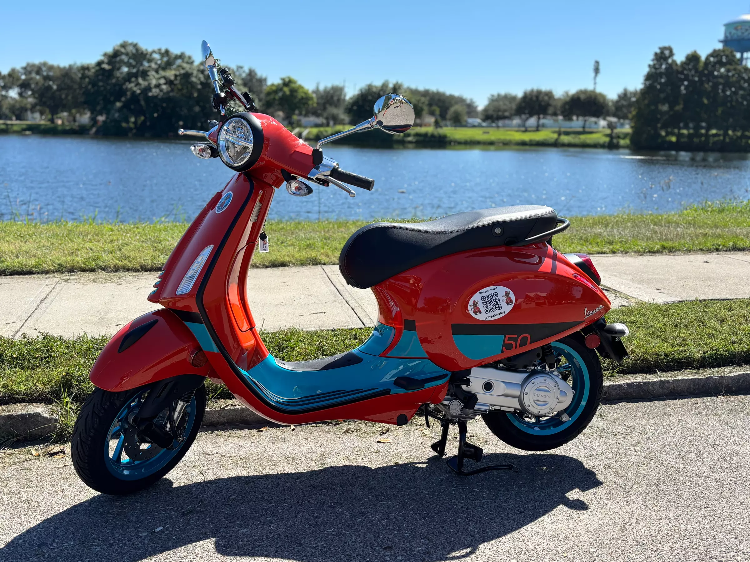 Extend the Fun: 2, 4 or 8-Hour 50cc Vespa/Scooter Rentals
