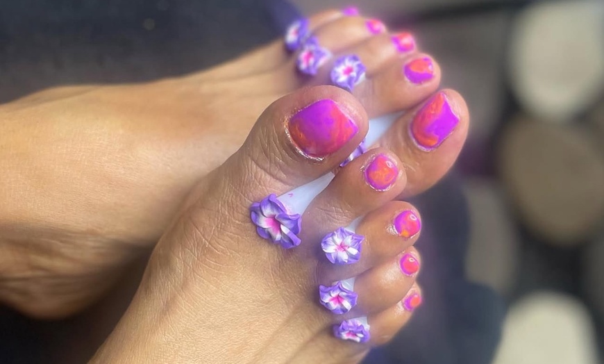 Image 2: Up to 30% Off on Nail Salon - Pedicure at Exotic Nailz