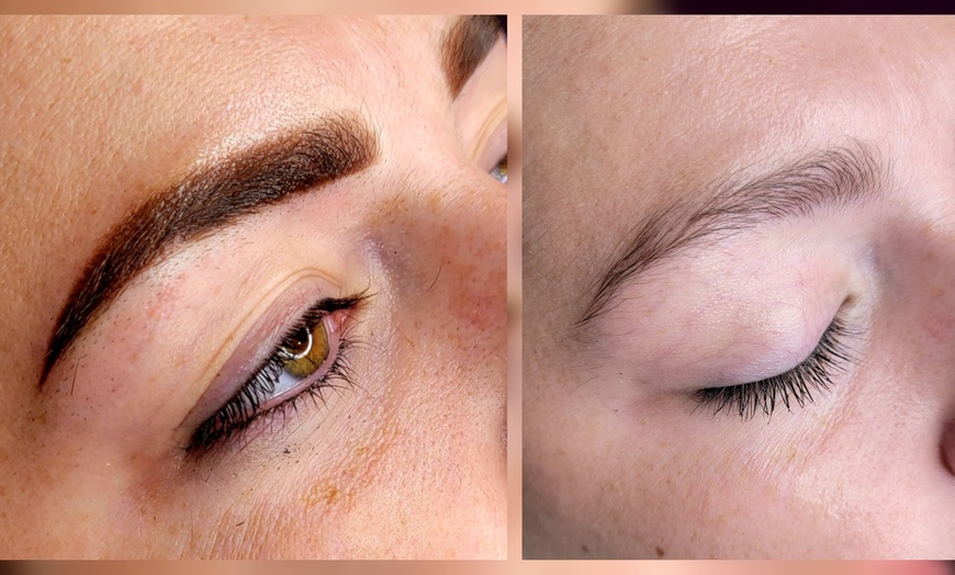 Image 1:  Elevate with One Permanent Eyebrow or Lip Blushing Tattoo Session 