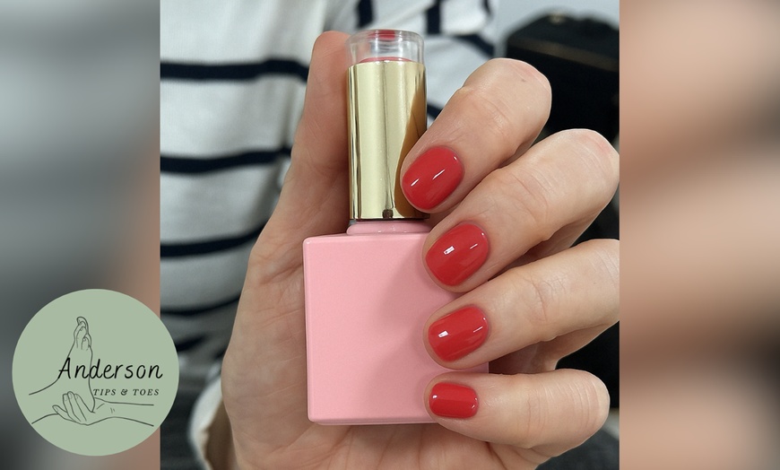 Image 1: Up to 38% Off on Manicure & Pedicure at Anderson Tips & Toes