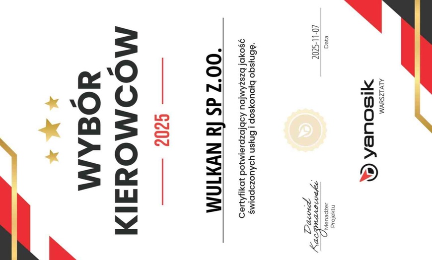 Image 1: Do 10% zniżki na Opona/wymiana opon w Wulkan Rj Sp Z O O