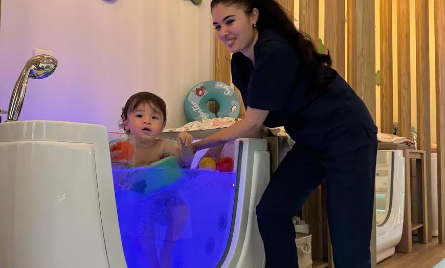 Image 1: Get 30, or 40 Mins Aquatic Wellness for Infants, Babies!