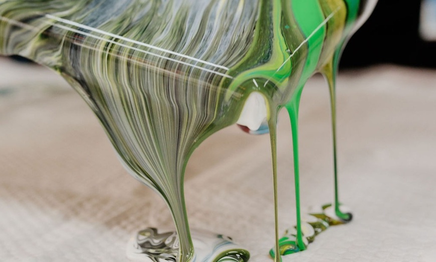 Image 4: Unleash Creativity: Guided Fluid Art Experiences for Children Ages 2+
