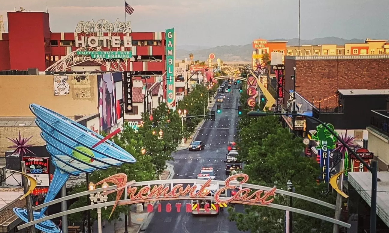 45-Minute Walking Tour of Fremont Street Walk Las Vegas for One, Two or Four at Vegas Enhanced (Up to 50% Off) - Primary Image