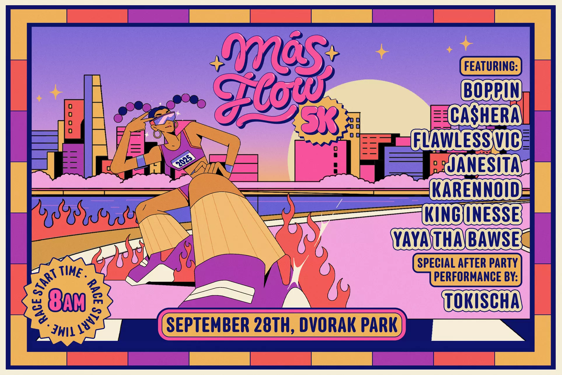 Mas Fun at the Mas Flow 5K After Party