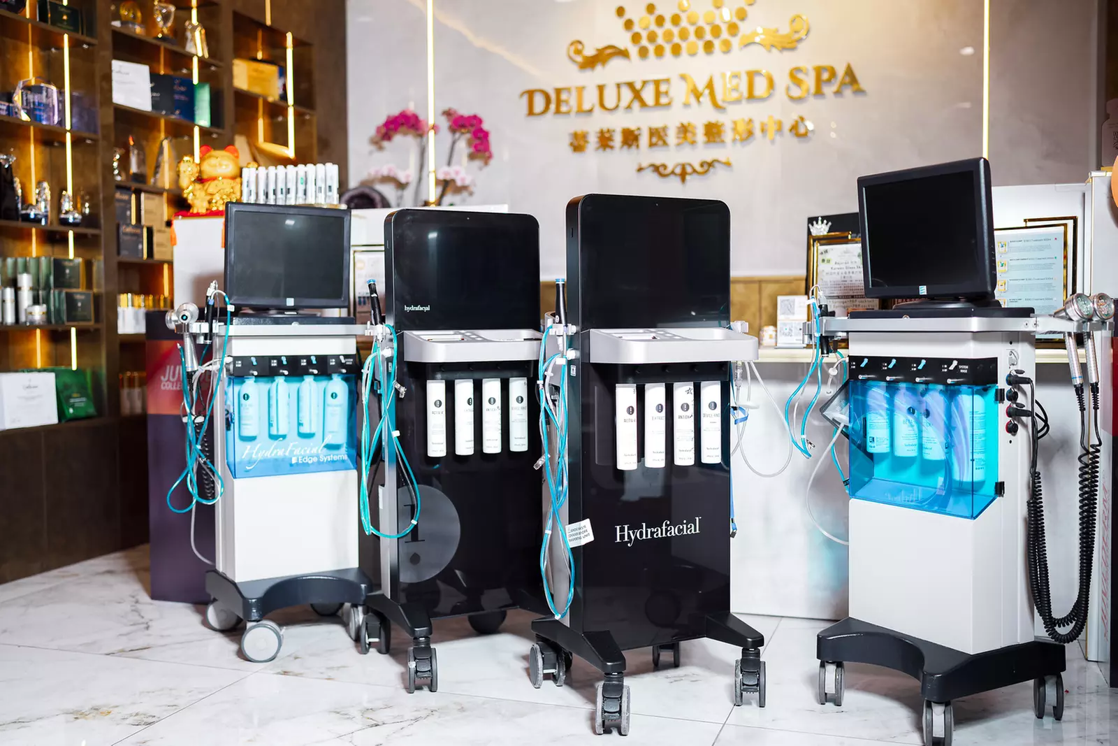 One or Two PRP Treatments for Face & Neck with Microneedling & Hydrafacial at Deluxe Med Spa at Up to 82% Off