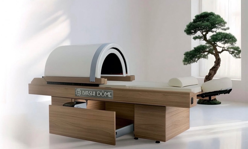Image 2: 30-Min Iyashi Dôme Infrared Sauna Sessions with Optional Therapies
