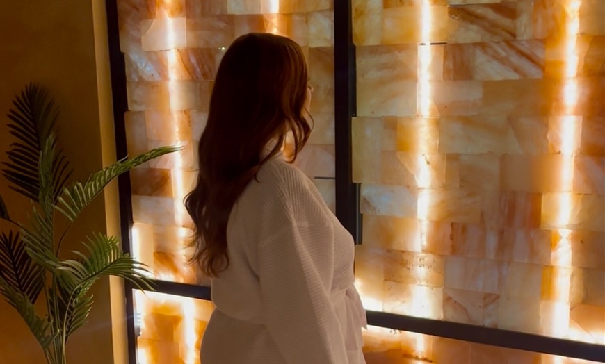 Image 1: One 60-Minute Salt & Sand Therapy w/ Optional Infrared Sauna Session 
