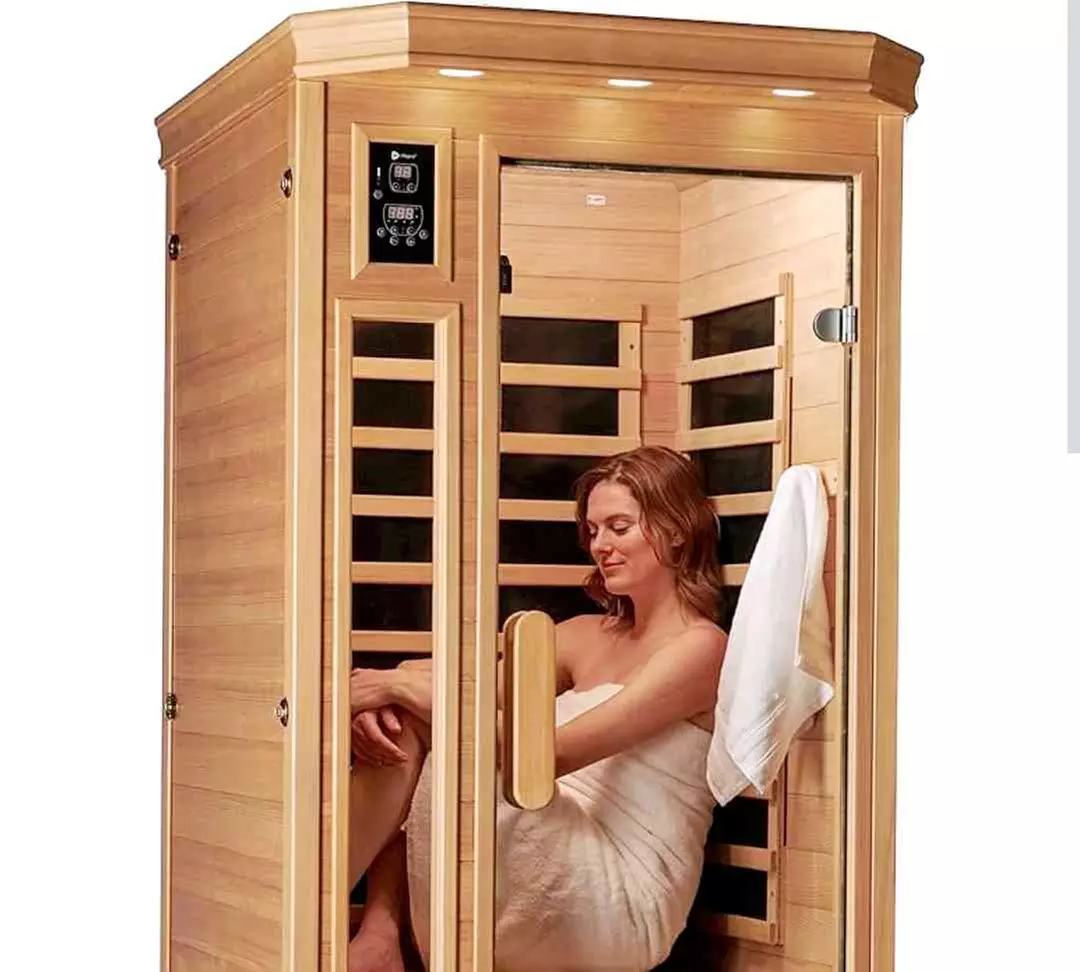 Relax with 1, 3 or 5 Sessions Infrared Sauna & Cold Plunge