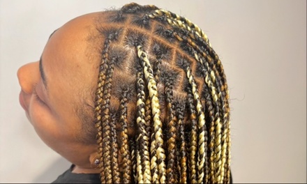 Small to Medium Knotless Braid Session - Knash Braiding