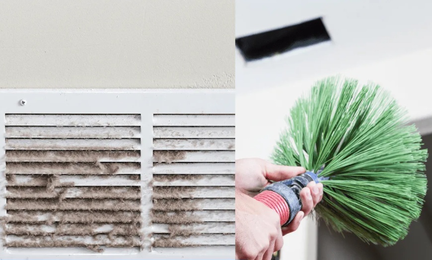 Image 1: Experience the thorough dryer vent and air duct cleaning with Hvac Rescue Team, offering up to 63% off