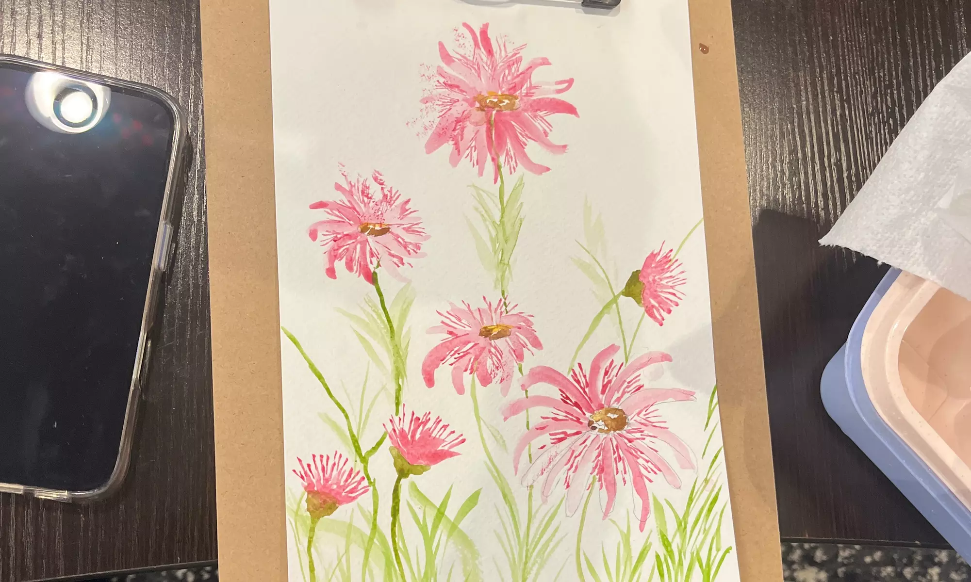 Paint and Learn Watercolour Techniques — 1:1 or Group Classes