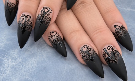 Gel X with Tier 2 Nail Art - Lil Luxury Nails