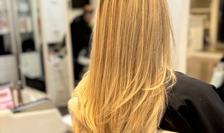 Balayage (no toner), haircut, deep treatment and Blow Dry for short Hair - Hair by Mariia