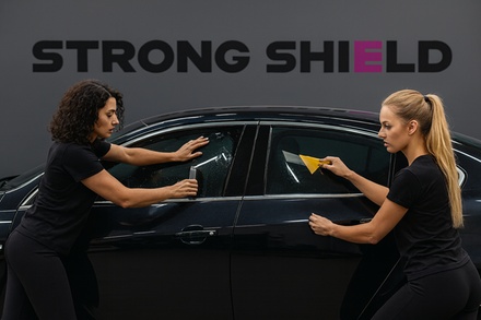Window Tinting For Two Windows on One Vehicle - Strong shield tint & PPF