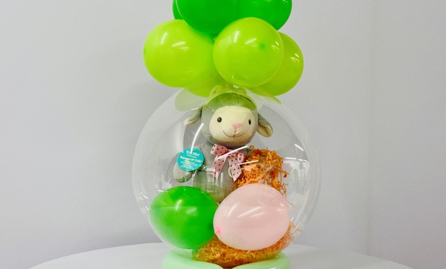 Image 3: Make Easter Magical! 10-Minute Easter Bunny Photo Session + Balloon Fun at Plushiestogo Up to  87% 