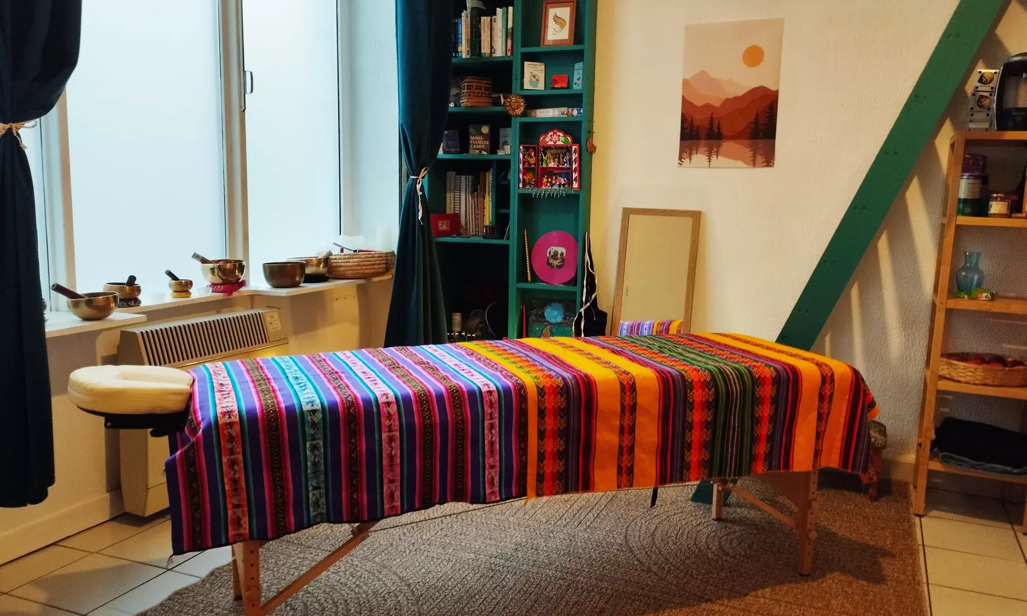 Voyage vibratoire : massage énergétique de 55 min. ou 75  min. de soins par le son (jusqu'à 43% de remise)