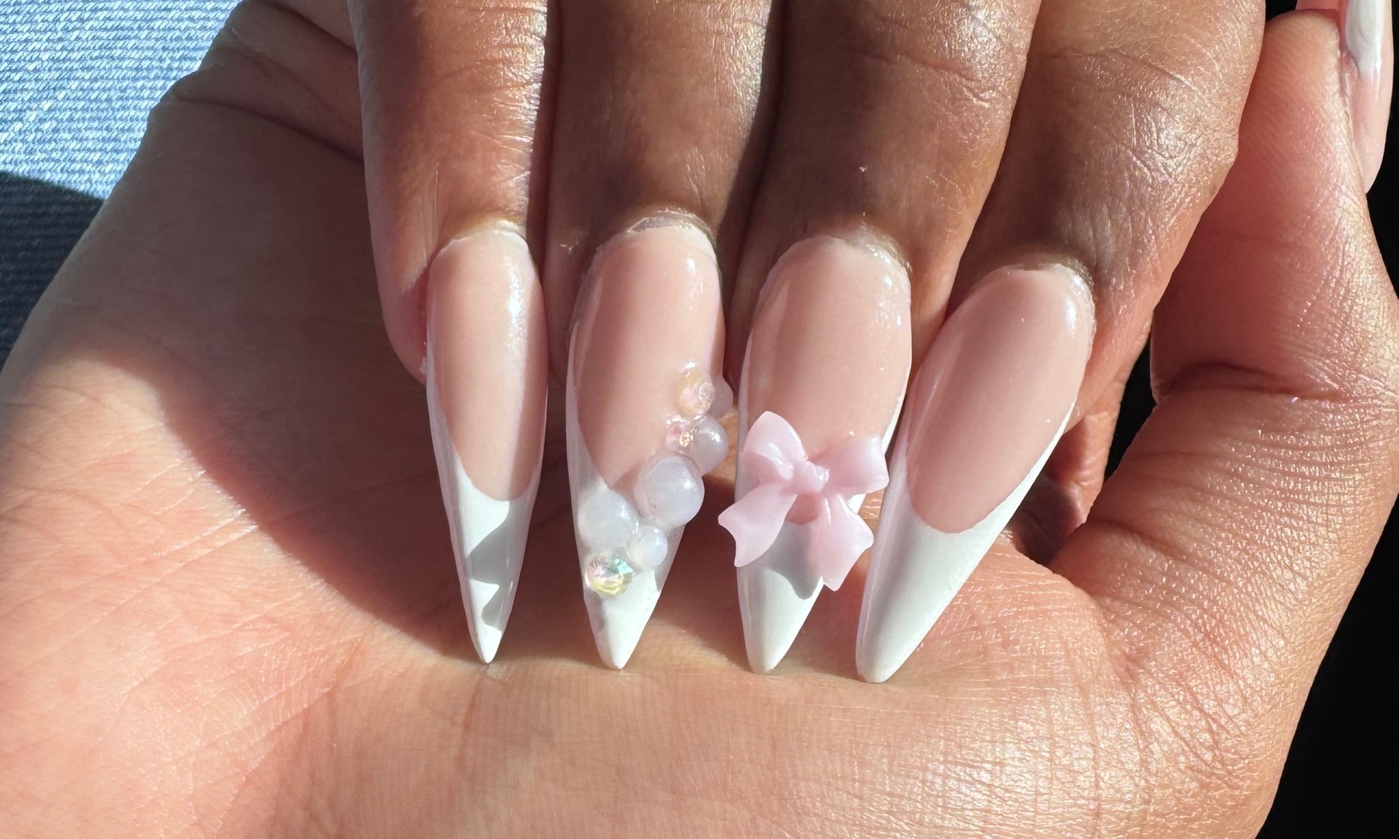 Medium Acrylic Set and Shorties Set with Unique Designs