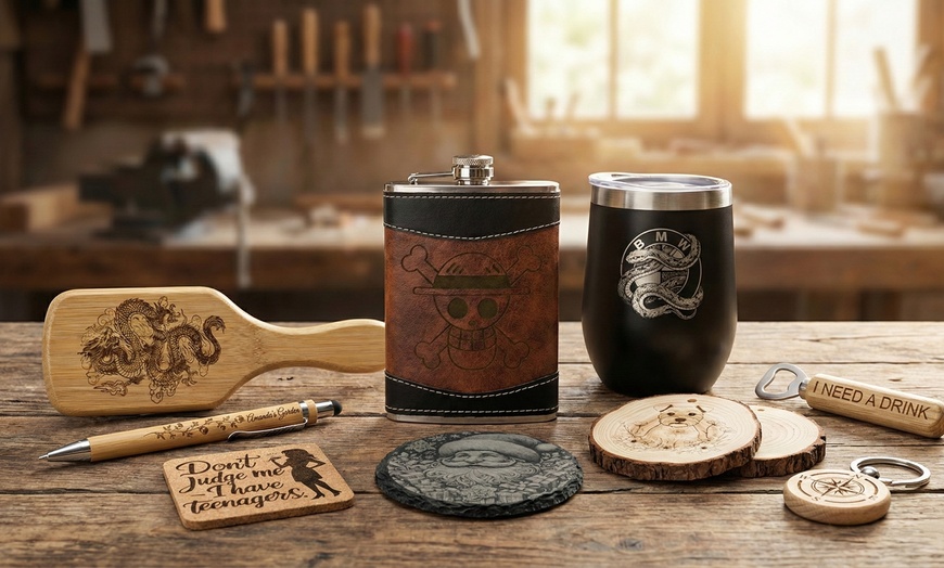 Image 2: Standard or Premium Laser Engraving Workshop for All Group Sizes