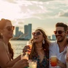 Image 1: NYC Sunset Cruise with Statue Views, Live Comedy & DJ on Hudson