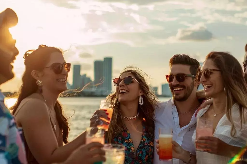 NYC Sunset Cruise with Statue Views, Live Comedy & DJ on Hudson - Primary Image