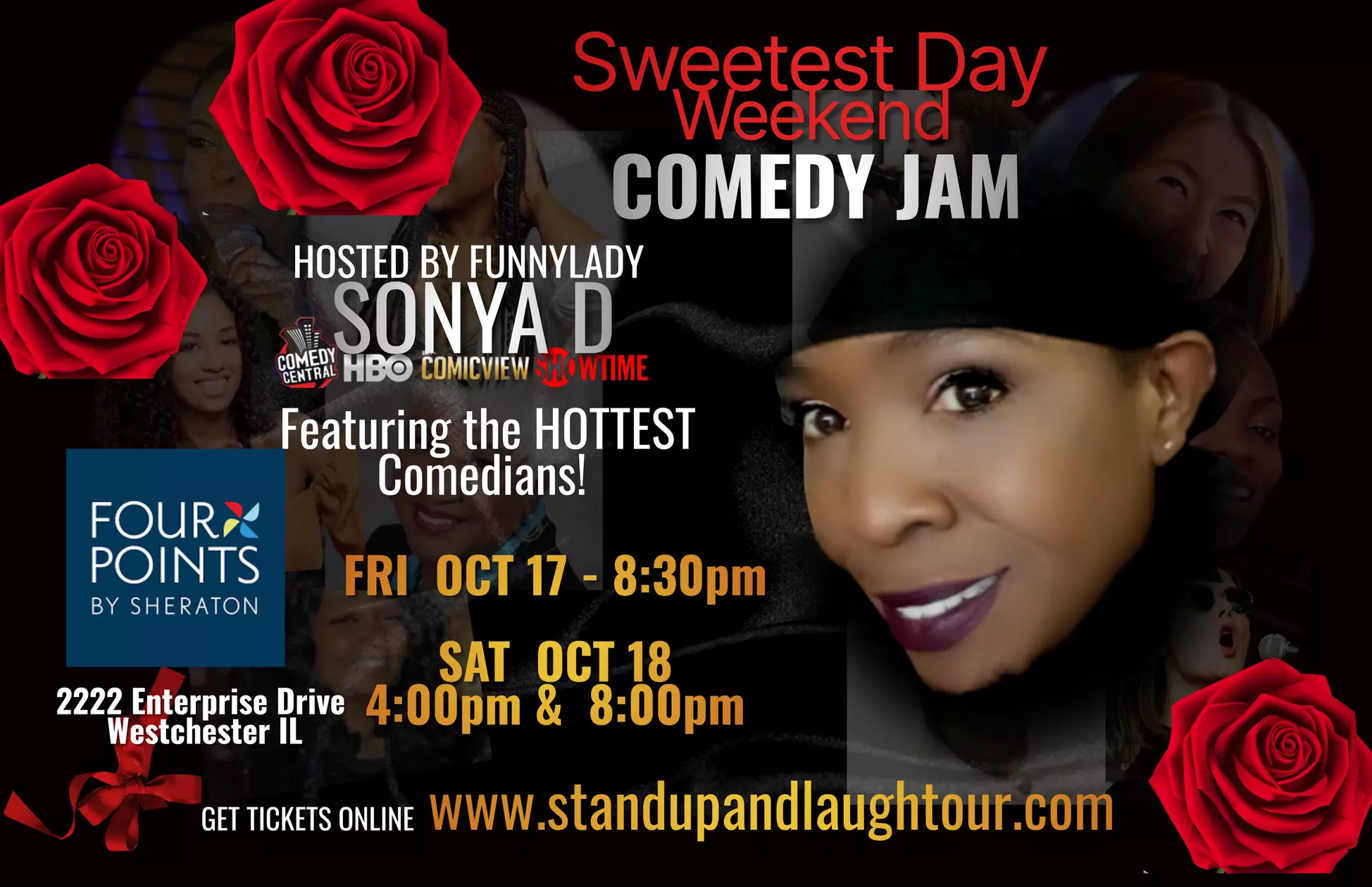Sweetest Day Comedy Jam - Four Points Sheraton - Westchester on October 17 at 8.30 p.m. - Primary Image
