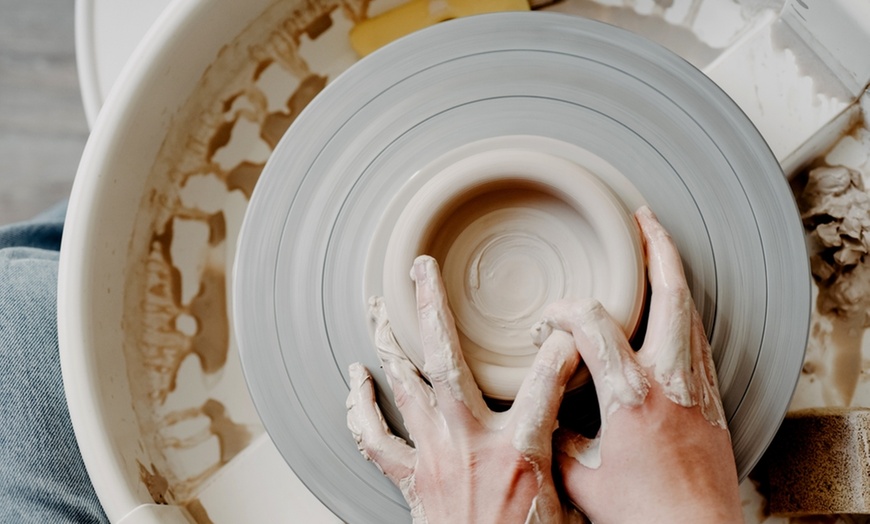 Image 2: Get Creative: 2-Hour 'Wheel Curious' Pottery Class for 1 or 2 People