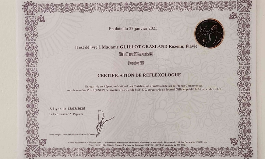 Image 4: 1 ou 3 séances de réflexologie au choix de 20, 30 ou 60 min